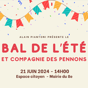 Alain Piantoni présente le Bal de l'été et compagnie des pennons