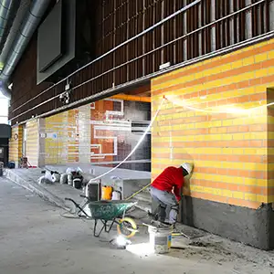 Travaux à la piscine de Vaise