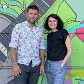 Matthieu Loos et Amélia Boyet, le codirecteur et la codirectrice du théâtre le Ciel