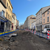 Travaux en cours avenue des Frères Lumière